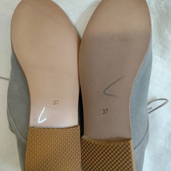 Genuine Leather Suede Oxford Flats, Handmade in Turkey NWOT - Picture 8 of 9